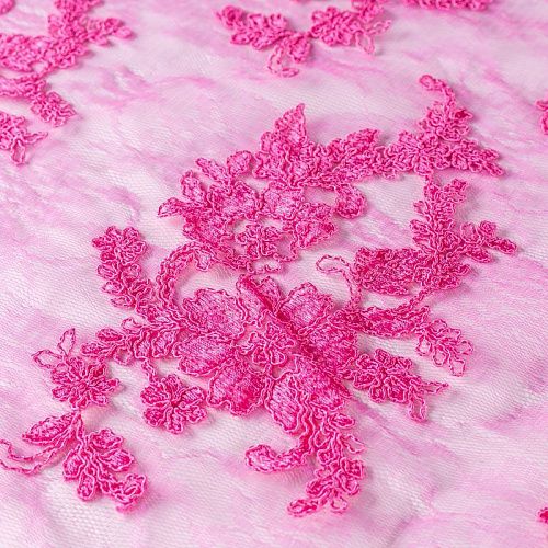 Гипюр К05-0045 фуксия