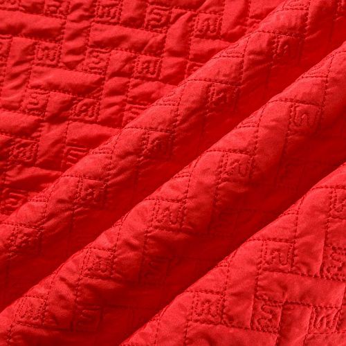 Ткань курточная 033-03910 красный однотонный