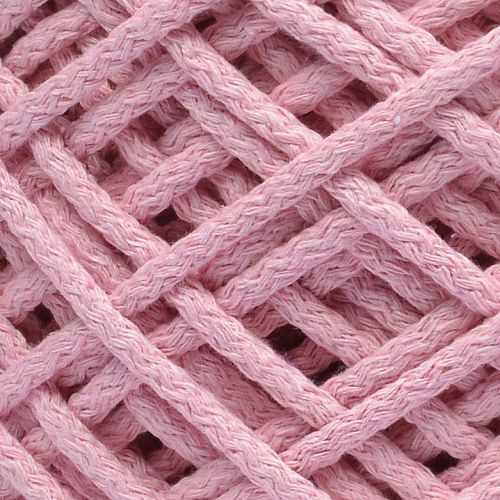 Шнур для макраме 6 мм круглый х/б 60184-107 светло-розовый