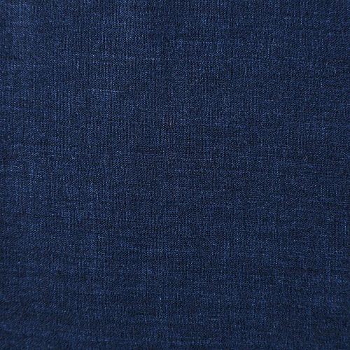 Лен натуральный 035-08561 темно-синий деним однотонный