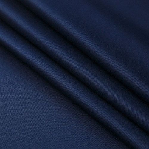 Коттон стрейч 063-16565 темно-синий однотонный