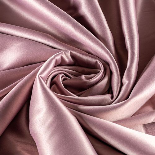 Сатин стрейч К33-871 пыльная роза однотонный