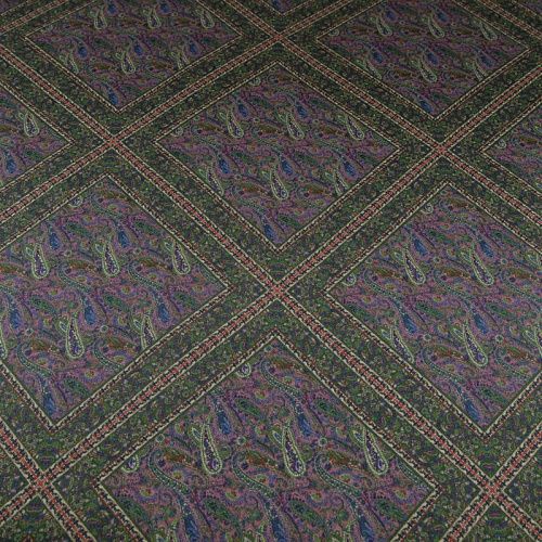 Шерсть-шелк плательная Etro 066-19195 зеленый принтованный