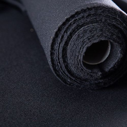 Кашемир 022-19948 черный однотонный