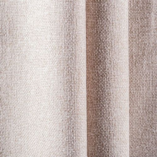 Ткань мебельная рогожка 22-02-00769 белый песок однотонный