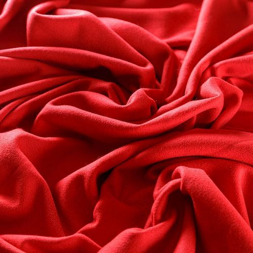 Ткань пальтовая 040-05147 красный однотонный