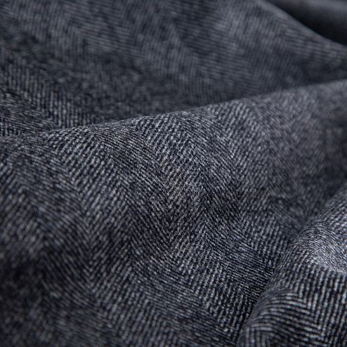 Шерсть костюмно-пальтовая 066-20155 серый елочка