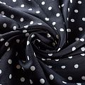 Креп 026-01551 черный принтованный