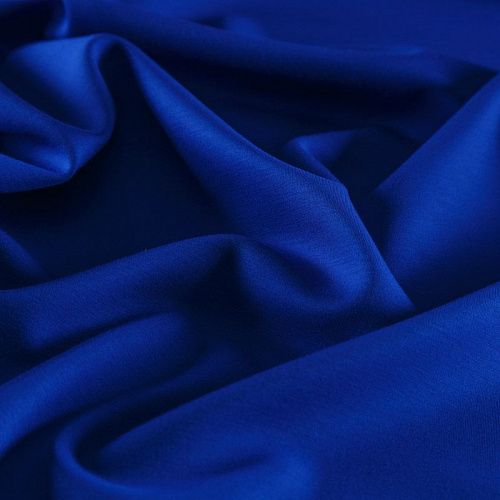 Трикотаж 056-15573 васильковый однотонный