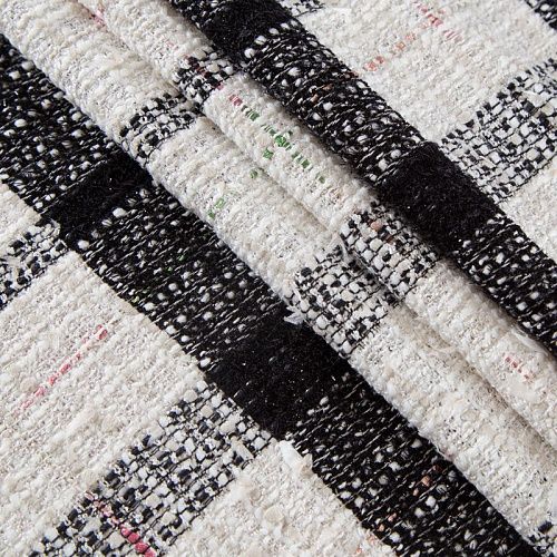 Твид Gucci 052-19240 черно-белый