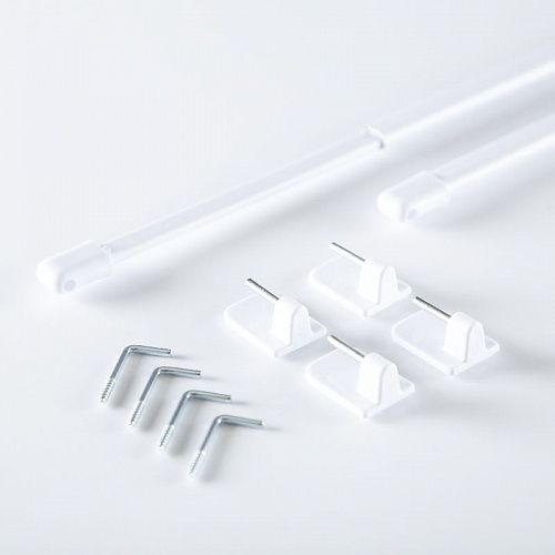 Мини-карниз "Кафе" 80-100 см 61.00.10.080 белый