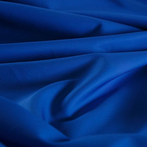 Сатин-коттон 063-14703 васильковый однотонный