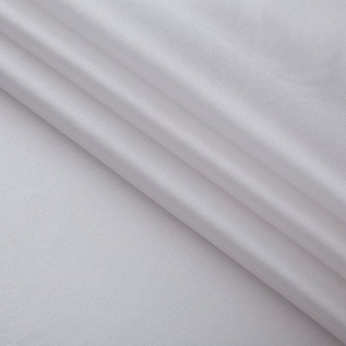 Ткань подкладочная стрейч 045-16468 белый однотонный