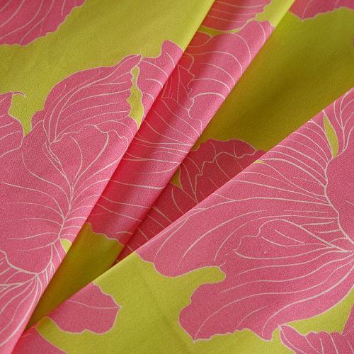 Хлопок 063-17028 желтый принтованный