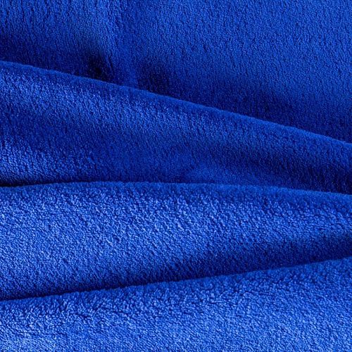 Флис-мех  1020-341-037-0035 синий однотонный