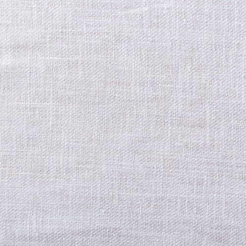 Лен натуральный 035-01588 белый однотонный