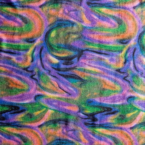 Бархат 002-04309 фиолетовый принтованный