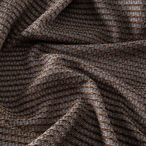 Ткань портьерная жаккард h-295 см 05-02-20886 серо-коричневый