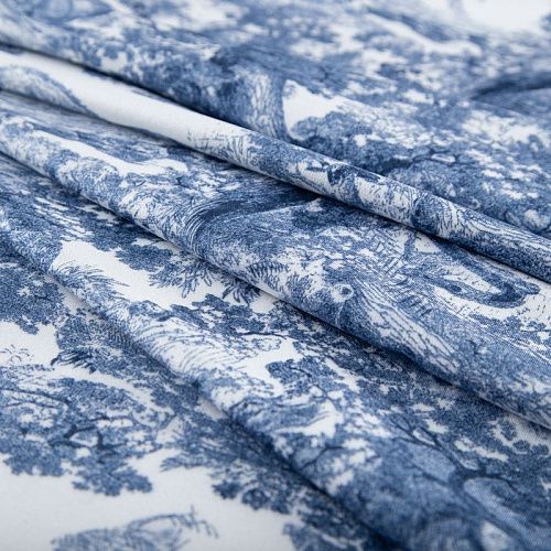 Джерси 014-20002 белый принтованный