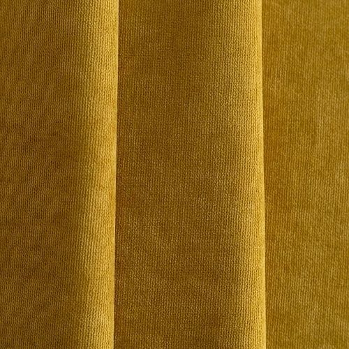 Канвас h-280 см 529-02-222 золотисто-желтый однотонный