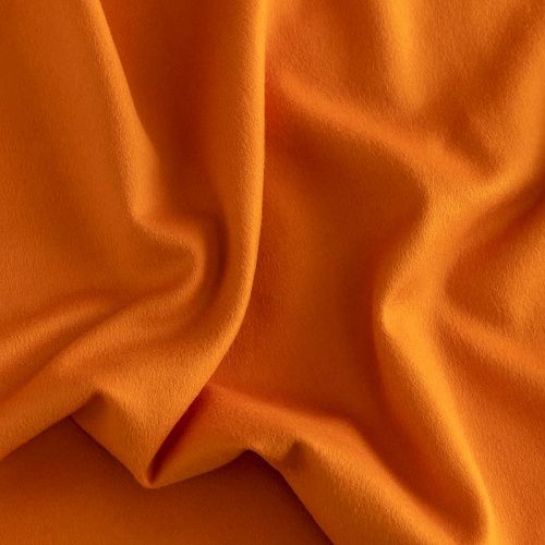 Кашемир К22-576 мандариновый однотонный