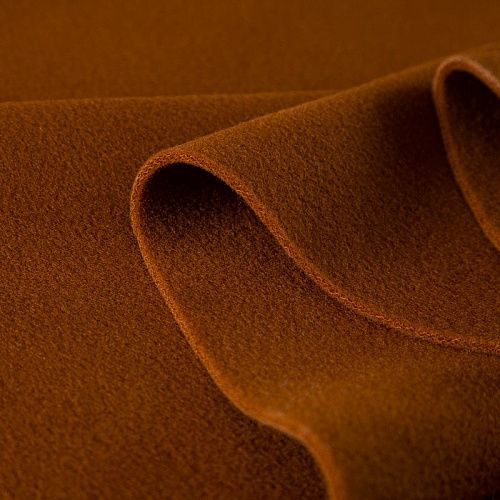 Ткань пальтовая 040-20243 рыже-коричневый