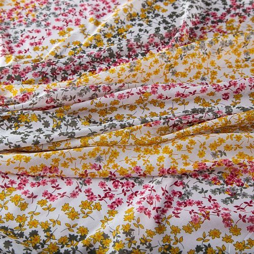 Батист 003-19935 молочный мультиколор