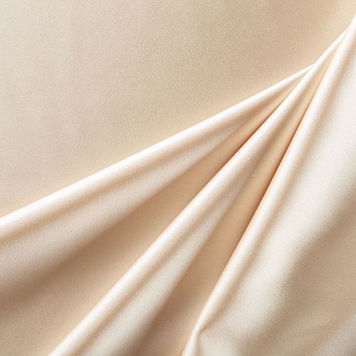 Сатин стрейч 001-02314 топленое молоко однотонный