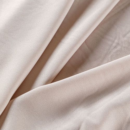 Крепдешин синтетический 029-07363 холодный бежевый однотонный