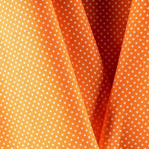 Бязь 007-00645 оранжевый принтованный