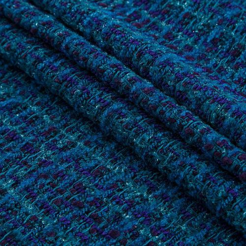 Твид 052-16529 синий/зеленый