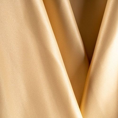 Сатин-тафта К33-745 золотистый однотонный