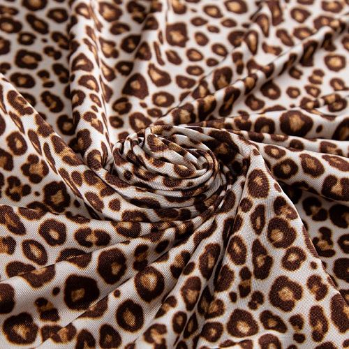 Трикотаж холодный 056-20113 молочный принтованный