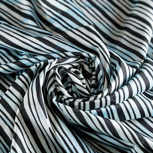 Лайкра 005-06298 белый принтованный