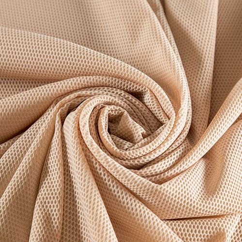 Трикотаж 056-03425 экрю однотонный