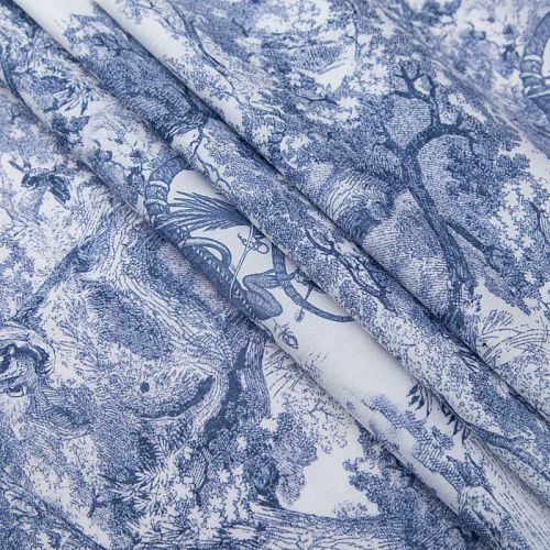 Хлопок 063-20004 белый принтованный