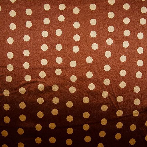 Креп-сатин стрейч 001-17692 корица принтованный