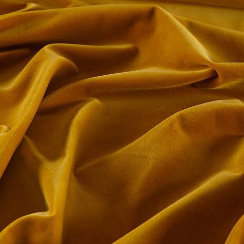 Бархат 002-17135 золотисто-медовый однотонный