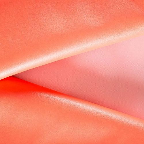 Экокожа К05-553 неоновый оранжевый однотонный