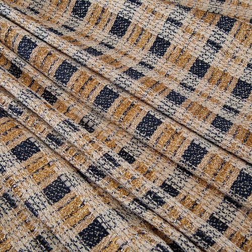 Твид Gucci 052-19608 черный/бежевый