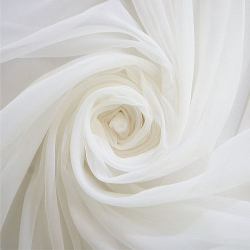 Шелк-вуаль h-305 см 1020-359-1-03-0001 молочный однотонный