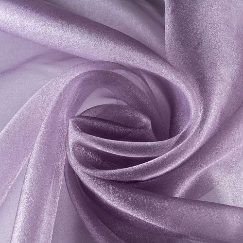 Органза К33-1006 черничный однотонный