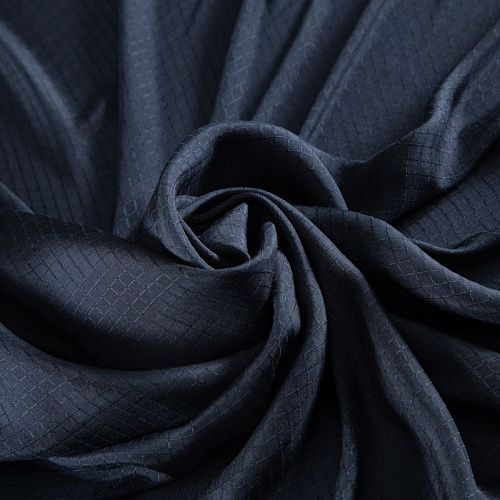 Шелк натуральный 064-20323 черный жаккардовый