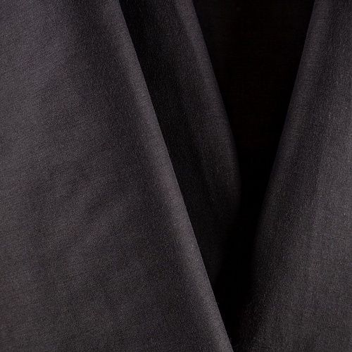 Хлопок-вуаль К19-819 черный однотонный