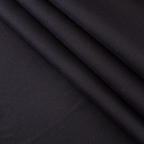 Ткань костюмная Versace 025-19120 черный однотонный