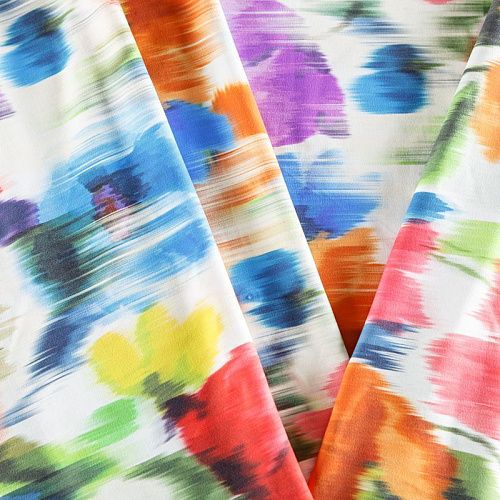 Лайкра 005-05959 белый принтованный