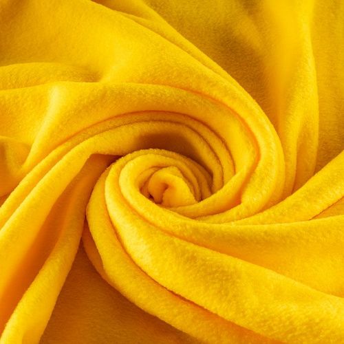 Флис К33-467 желтый однотонный