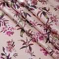 Шерсть-шелк плательная 066-20285 розовый пломбир принтованный