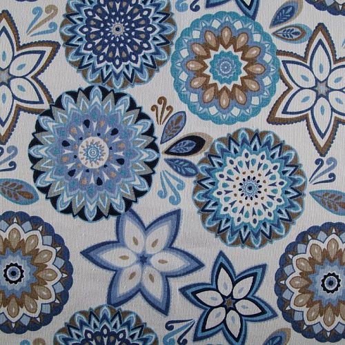 Ткань с водо- и грязеотталкивающей пропиткой 22-02-14680 белый принтованный