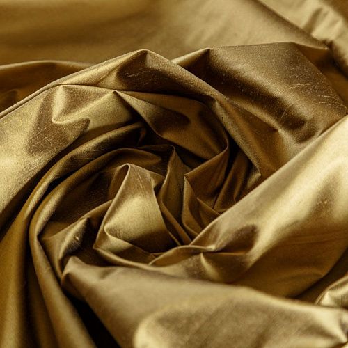 Дикий шелк 016-04902 золотистый однотонный